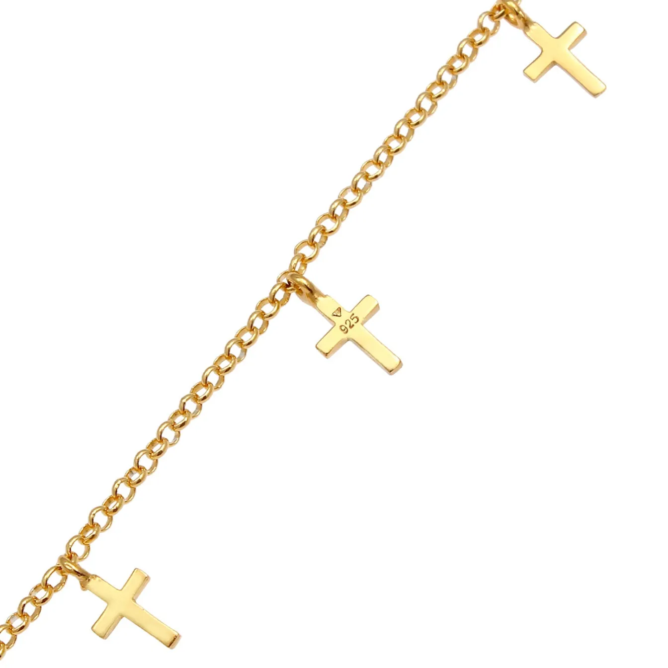Elli "Choker Kreuz Anhänger< Symbol-schmuck|Halsketten