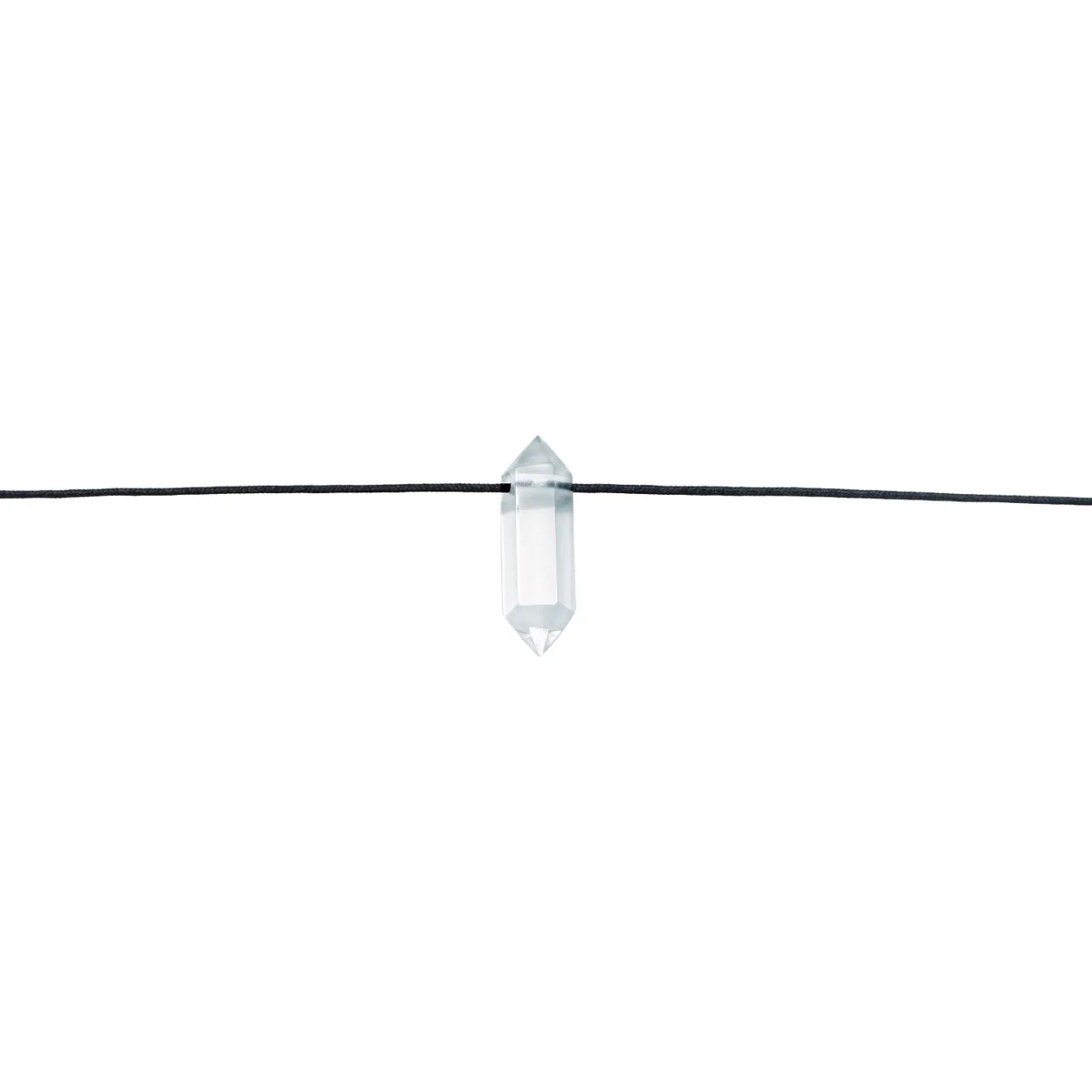 Elli "Choker Kristallspitze | Nylon< Halsketten