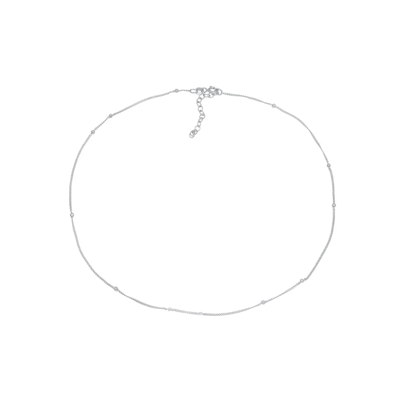 Elli "Choker Kugel< Halsketten|Silber