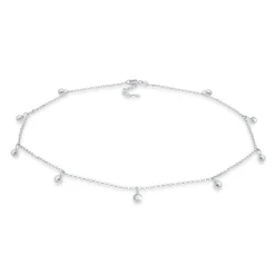 Elli "Choker Kugel Anhänger< Halsketten|Silber
