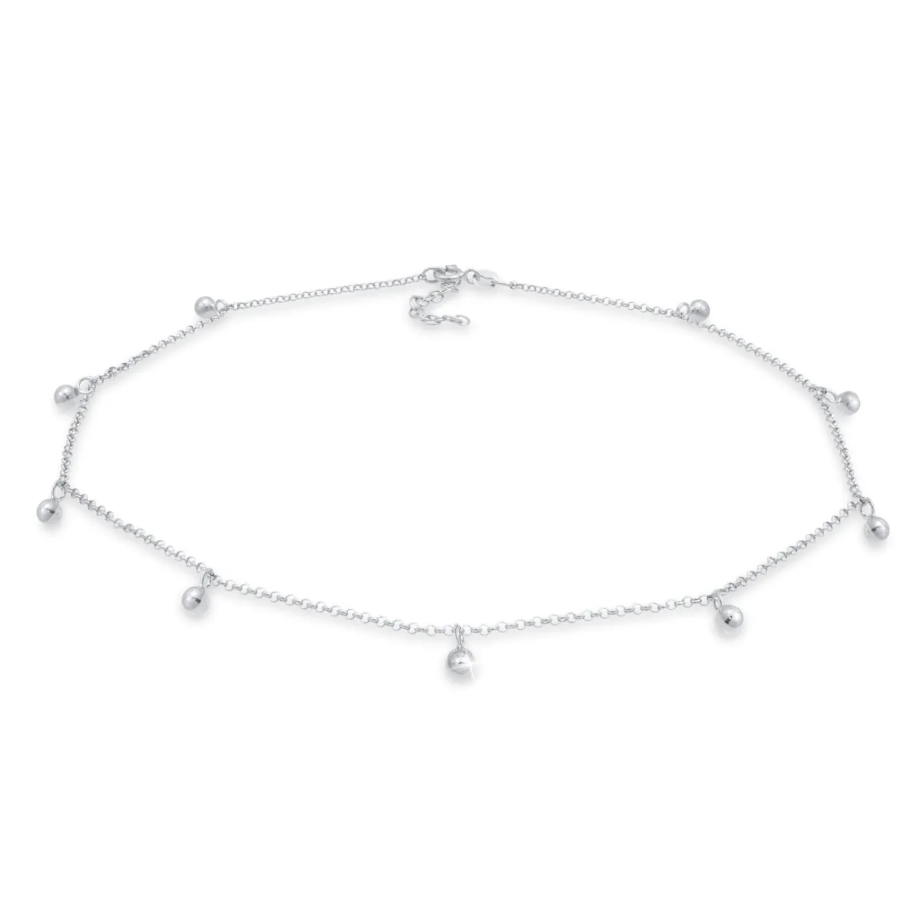 Elli "Choker Kugel Anhänger< Halsketten|Silber