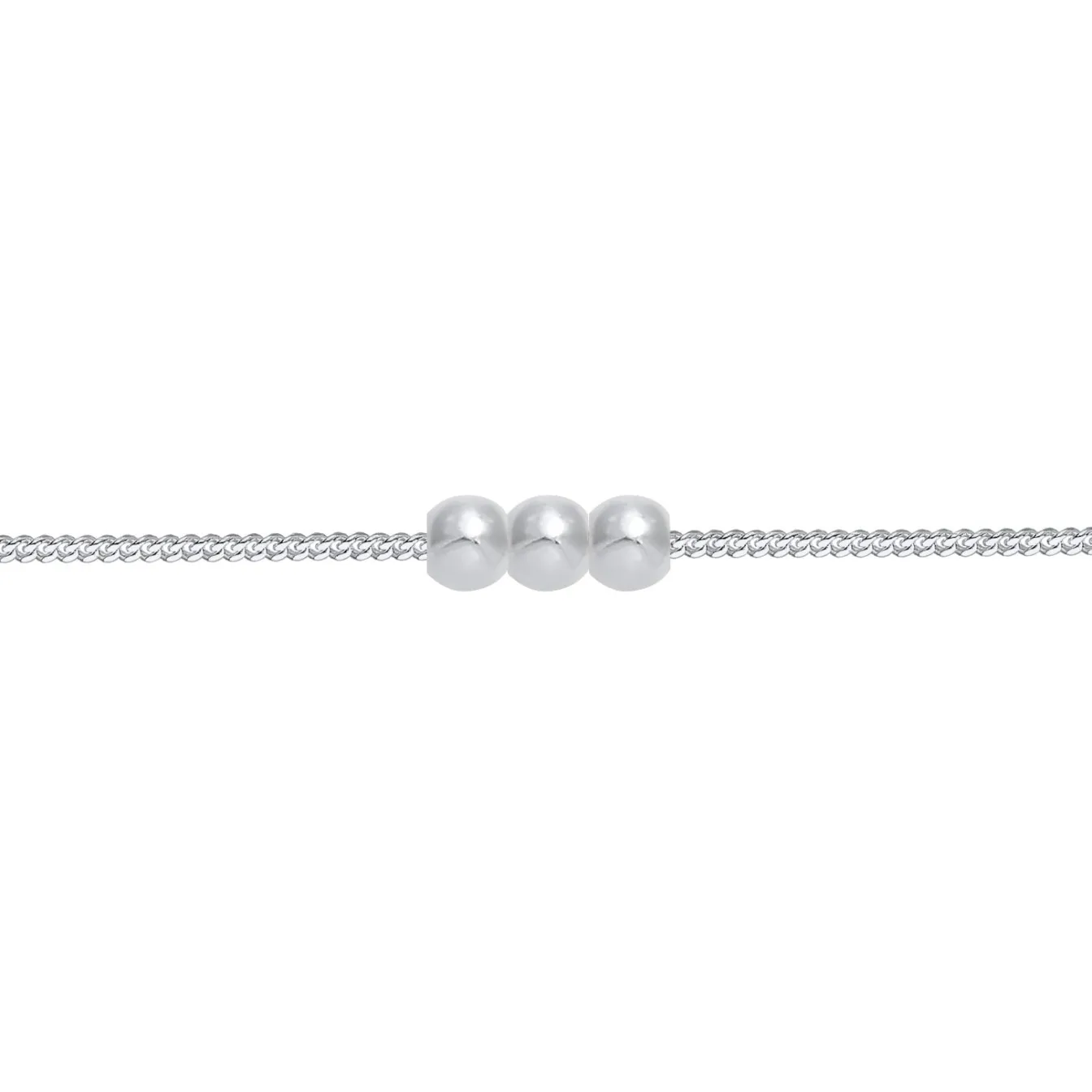 Elli "Choker Kugeln Basic< Halsketten|Silber