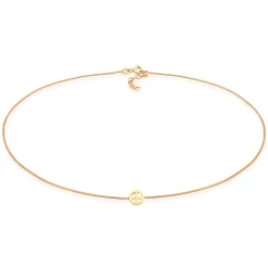 Elli "Choker Peace< Halsketten|Silber