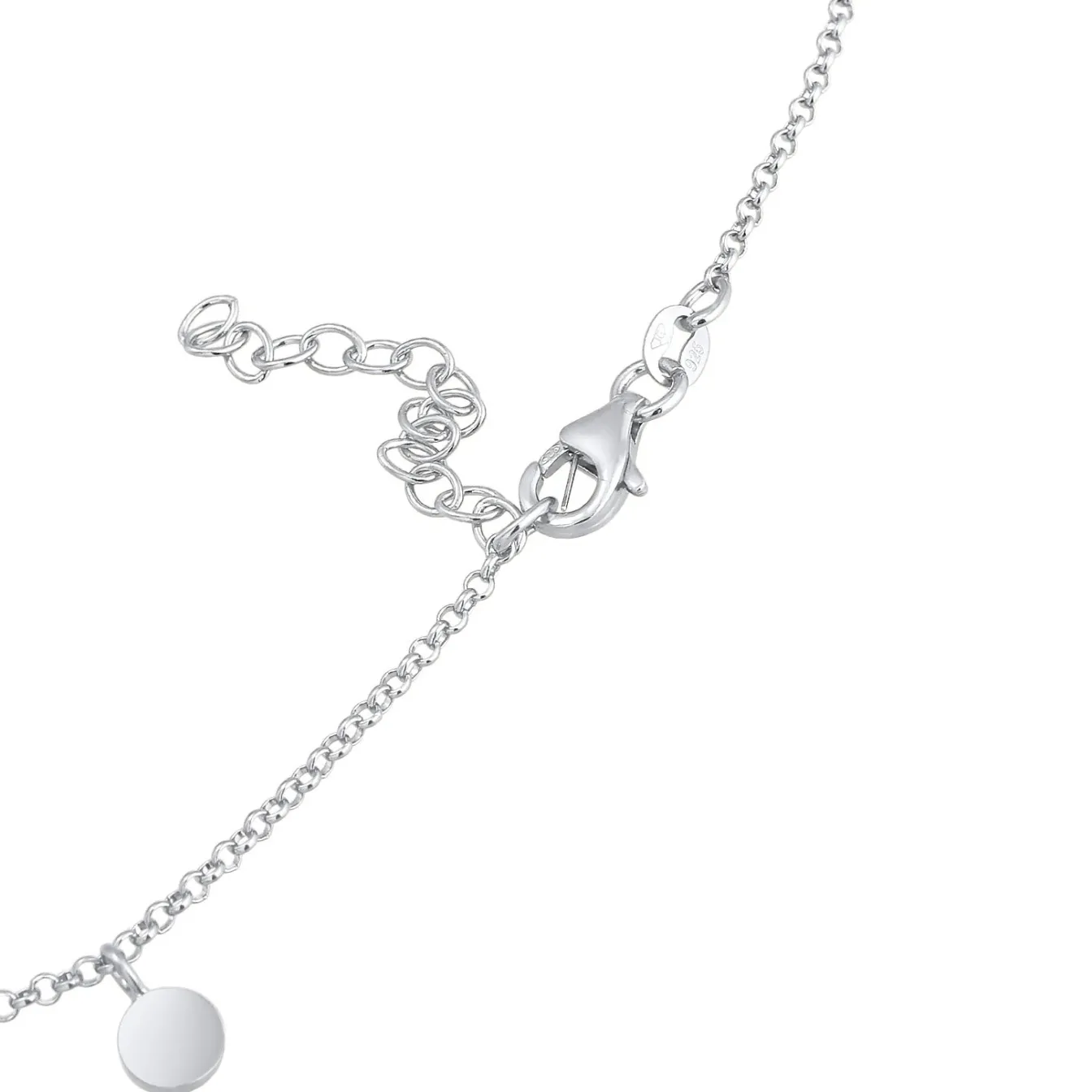 Elli "Choker Plättchen< Roségold|Halsketten