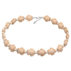 Elli "Choker Schildkröte | Howlith< Halsketten|Silber