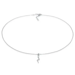 Elli "Choker Schlange< Halsketten|Silber