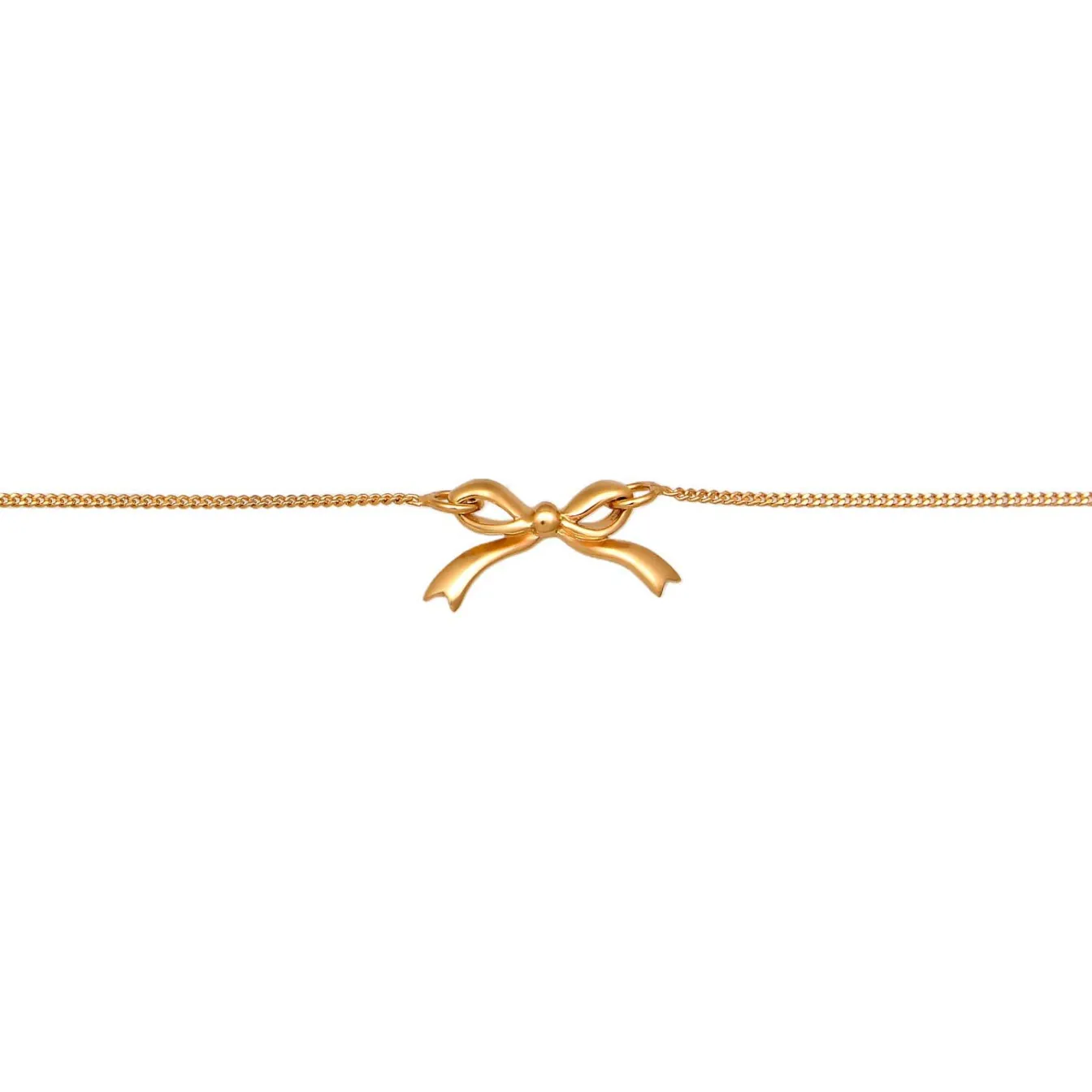 Elli "Choker Schleife< Vergoldet|Symbol-schmuck
