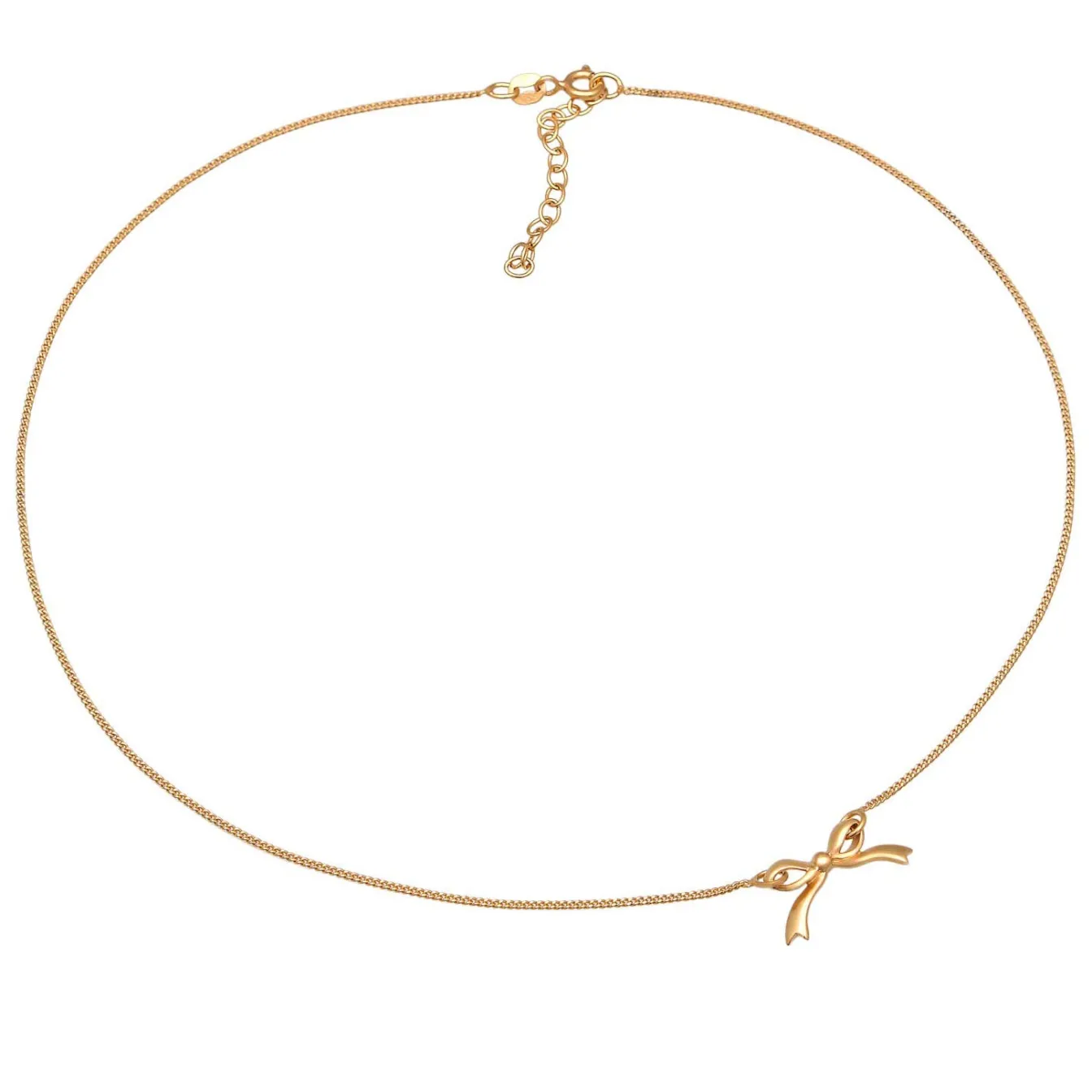 Elli "Choker Schleife< Vergoldet|Symbol-schmuck