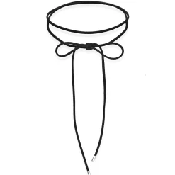 Elli "Choker Schleife | Kunstleder< Symbol-schmuck|Halsketten