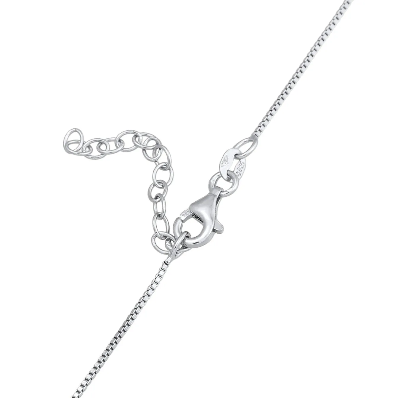 Elli "Choker Solitär | Kristall (Weiß)< Silber|Halsketten