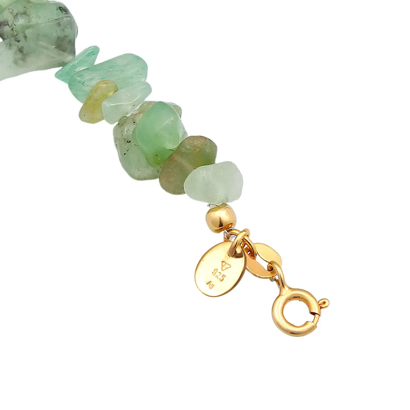 Elli "Choker Splitter | Aventurin (Grün)< Halsketten
