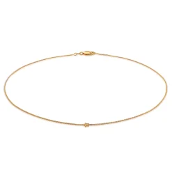 Elli "Choker Stern< Halsketten|Echtgold