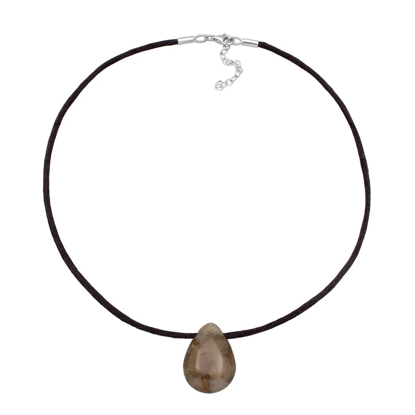 Elli "Choker Tropfen | Satin, Labaradorit< Halsketten