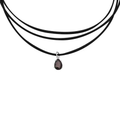 Elli "Choker Tropfen Anhänger | Zirkonia< Halsketten