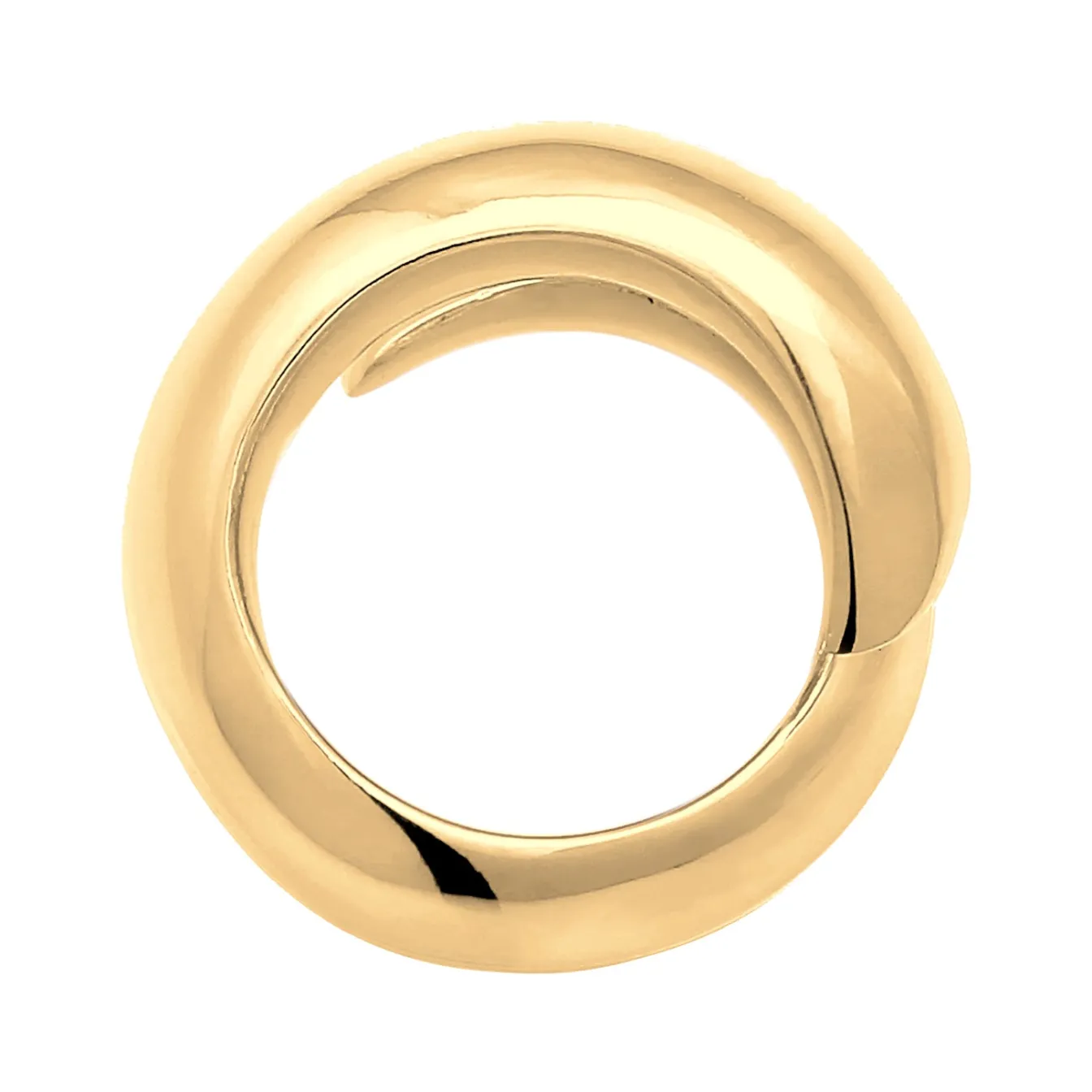 Elli "Chunky Wickelring< Vergoldet|Ringe