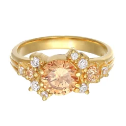 Elli "Cocktailring Statement< Ringe|Vergoldet