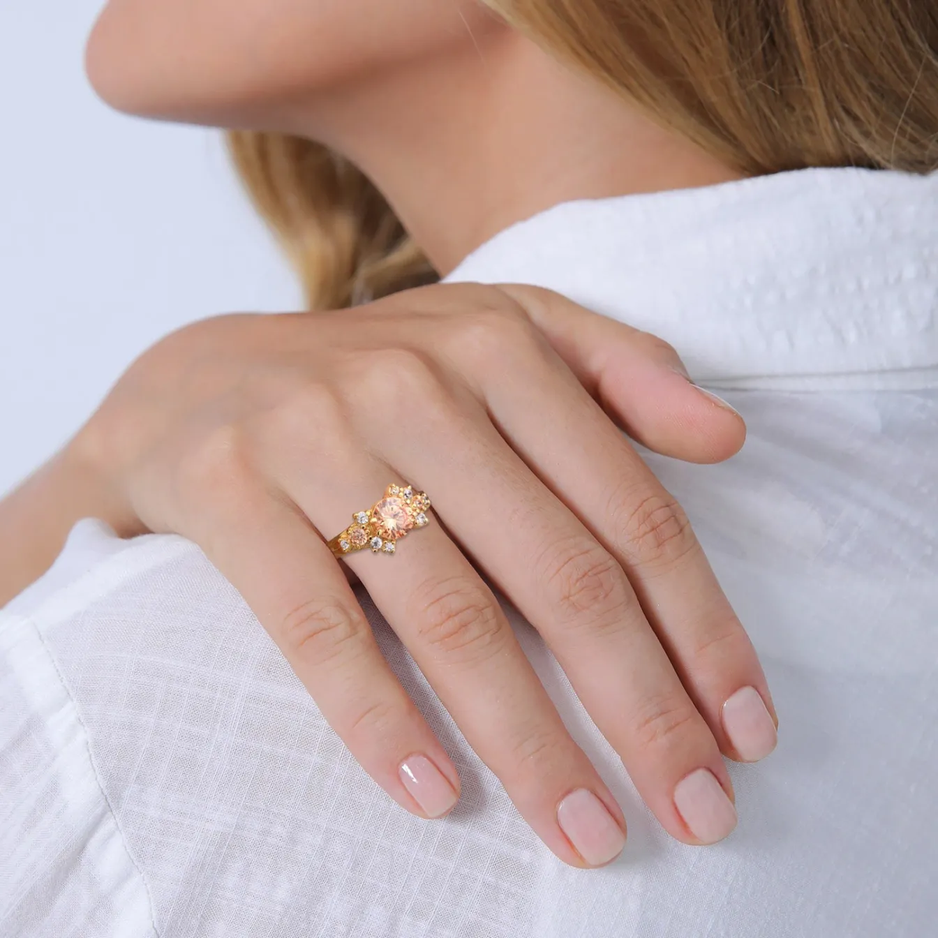 Elli "Cocktailring Statement< Ringe|Vergoldet