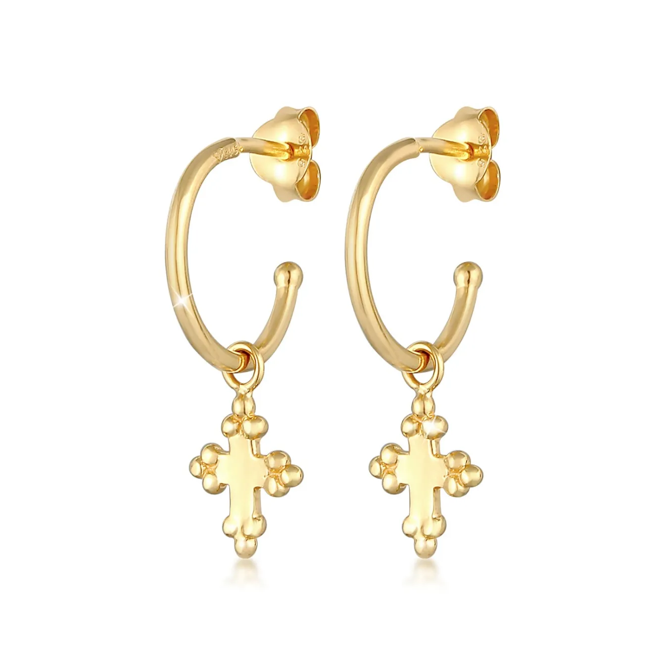 Elli "Creole< Vergoldet|Symbol-schmuck