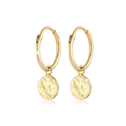 Elli "Creole< Roségold|Ohrringe