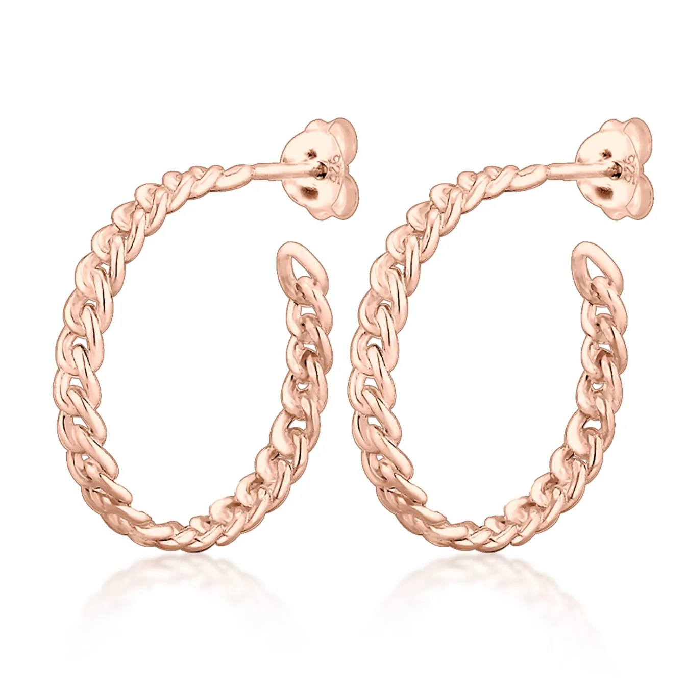 Elli "Creole< Roségold|Ohrringe
