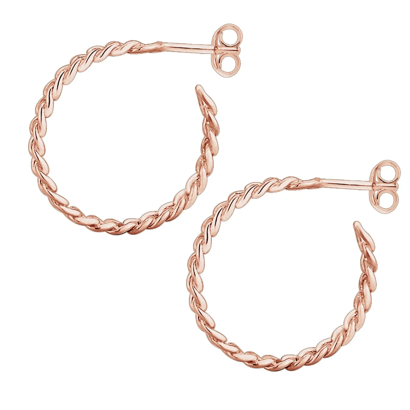 Elli "Creole< Roségold|Ohrringe