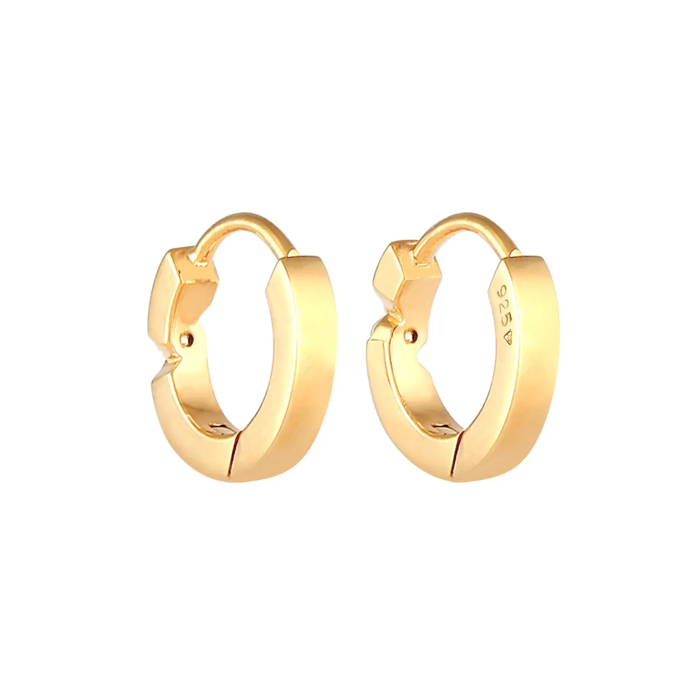 Elli "Creole | Diamant ( Weiß, 0,03 ct )< Diamanten|Ohrringe
