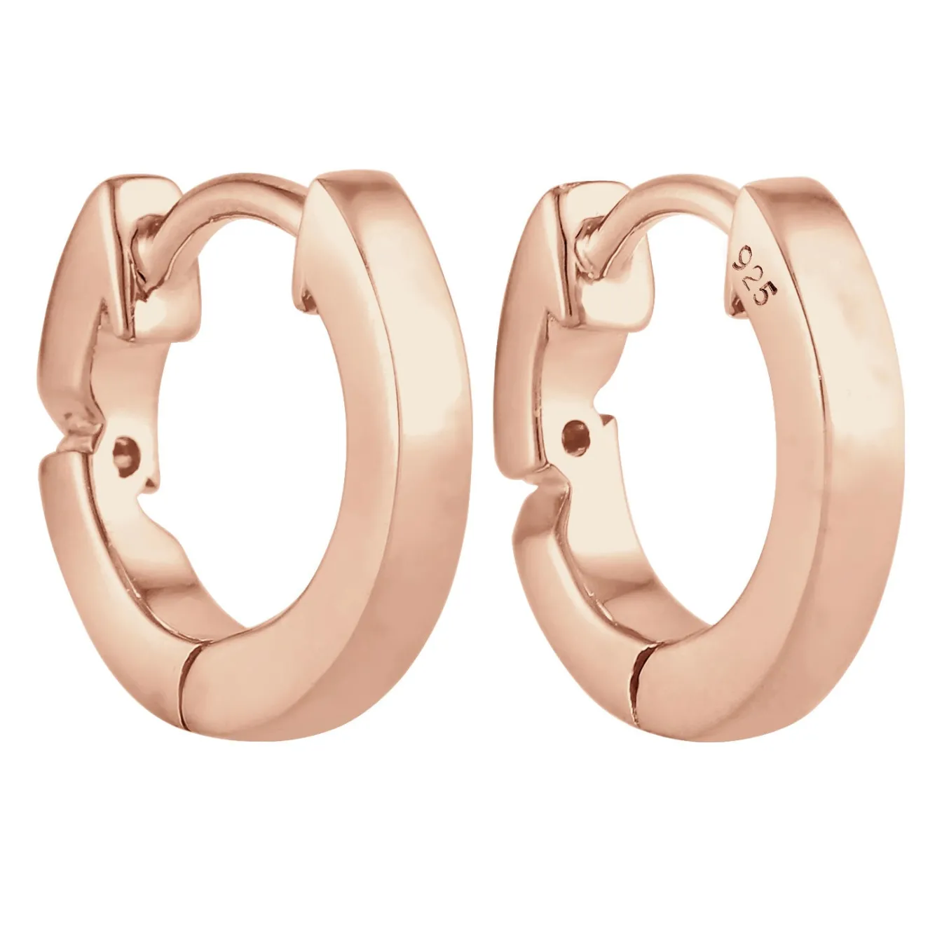Elli "Creole | Diamant ( Weiß, 0,03 ct )< Roségold|Ohrringe