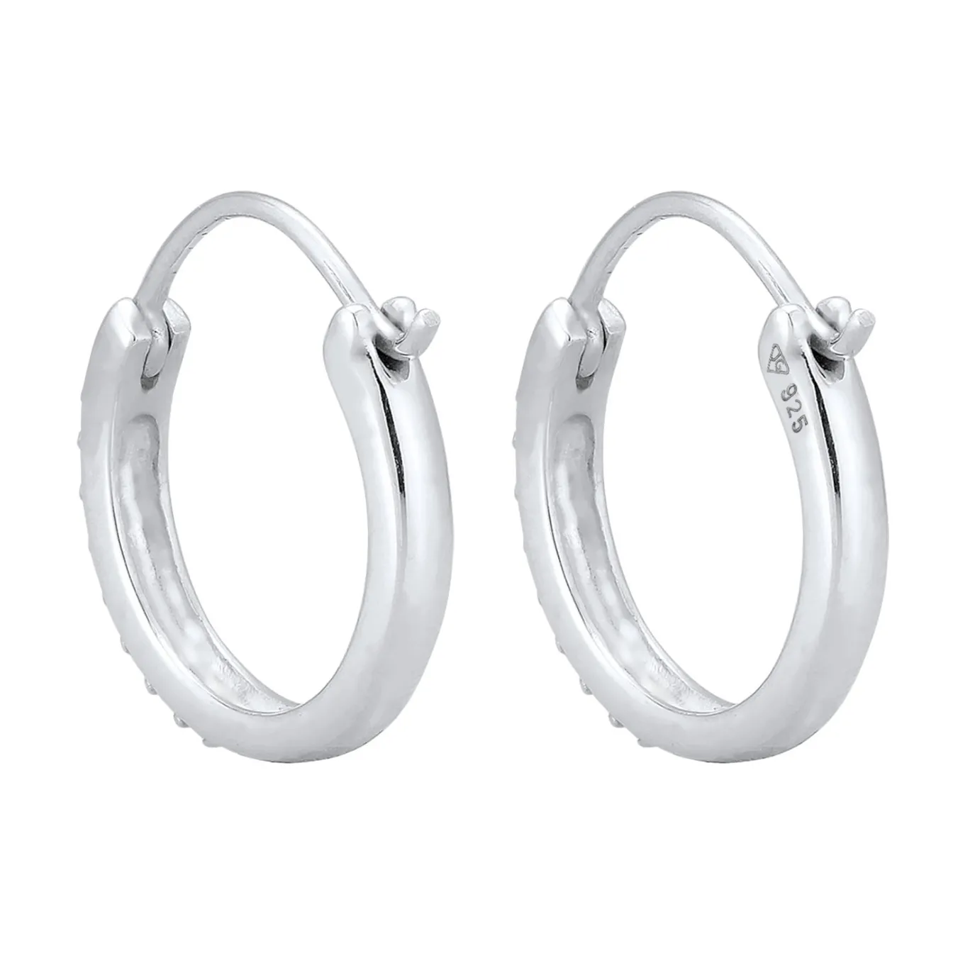 Elli "Creole | Kristall ( Rosa )< Vergoldet|Symbol-schmuck