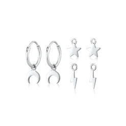 Elli "Creole Astro< Symbol-schmuck|Ohrringe