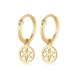 Elli "Creole Blume< Symbol-schmuck|Ohrringe