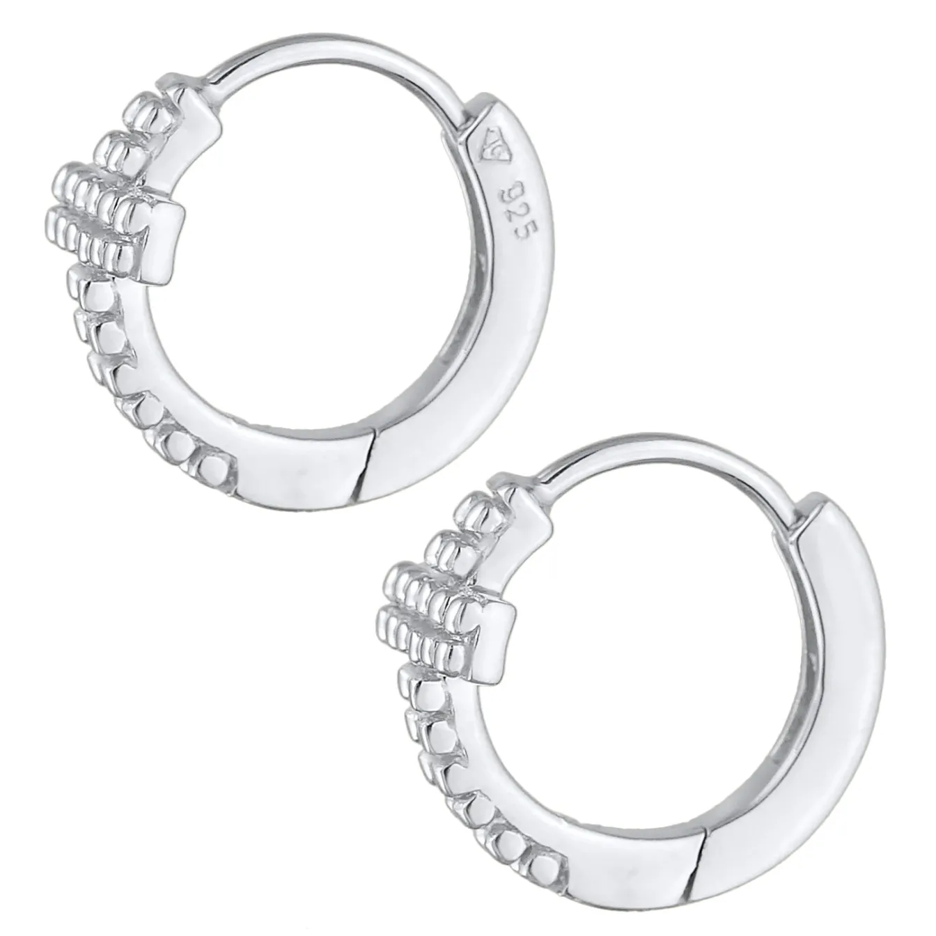 Elli "Creole Kreuz< Symbol-schmuck|Ohrringe