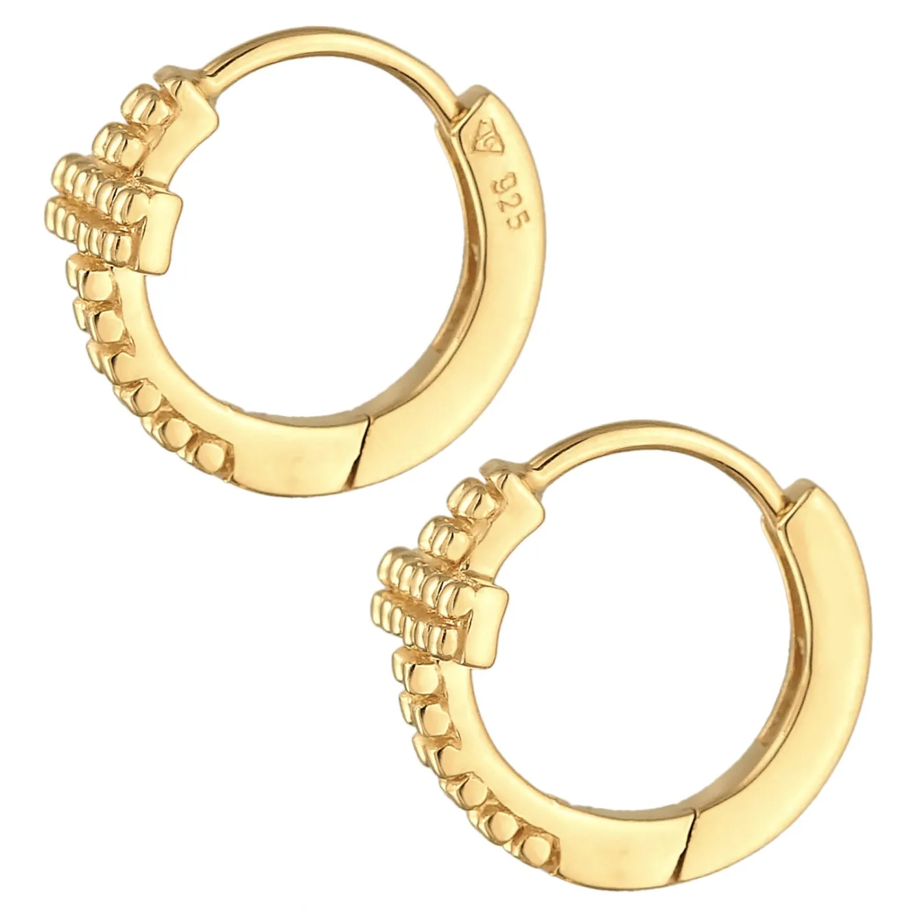 Elli "Creole Kreuz< Symbol-schmuck|Ohrringe