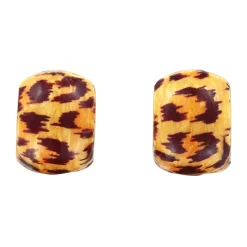 Elli "Creolen | Emaille (Leo)< Vergoldet|Ohrringe