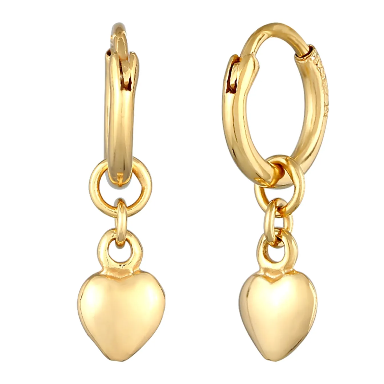 Elli "Creolen Herz< Symbol-schmuck|Herz-schmuck