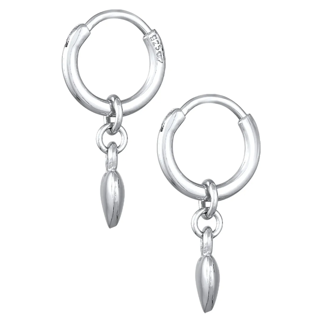 Elli "Creolen Herz< Symbol-schmuck|Herz-schmuck