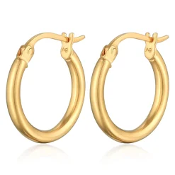 Elli "Creolen Hoops< Vergoldet|Ohrringe