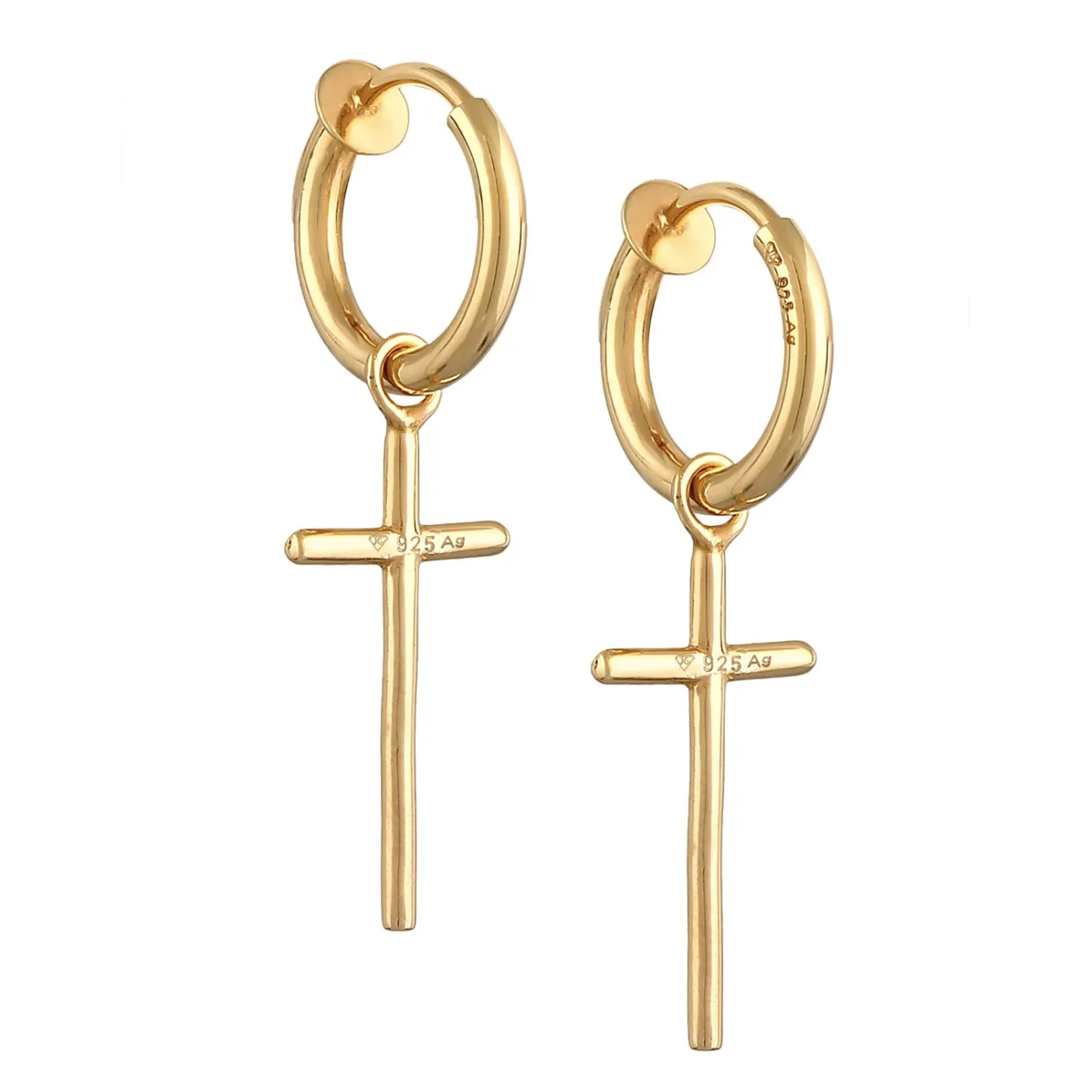 Elli "Creolen Ohrclips< Symbol-schmuck|Ohrringe
