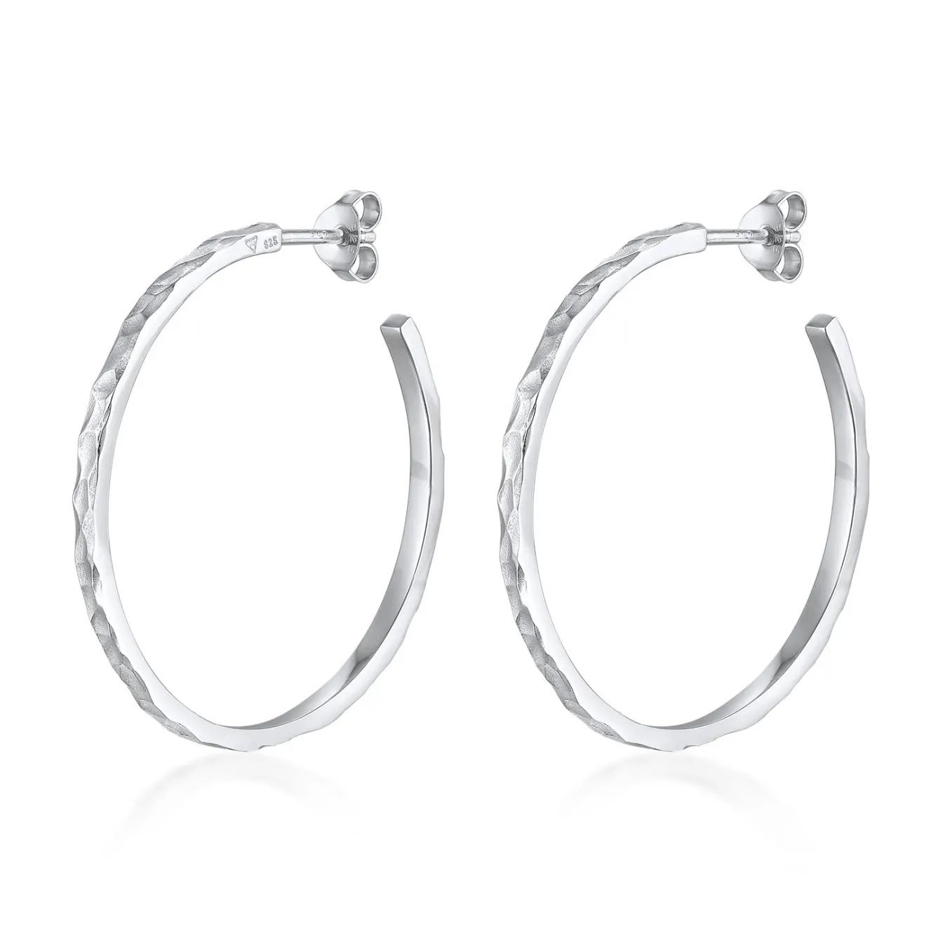 Elli "Creolen Stecker Basic< Ohrringe|Vergoldet