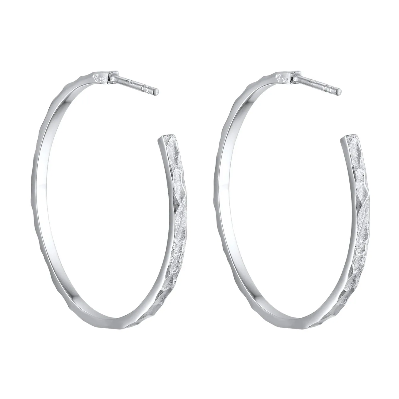 Elli "Creolen Stecker Basic< Ohrringe|Vergoldet