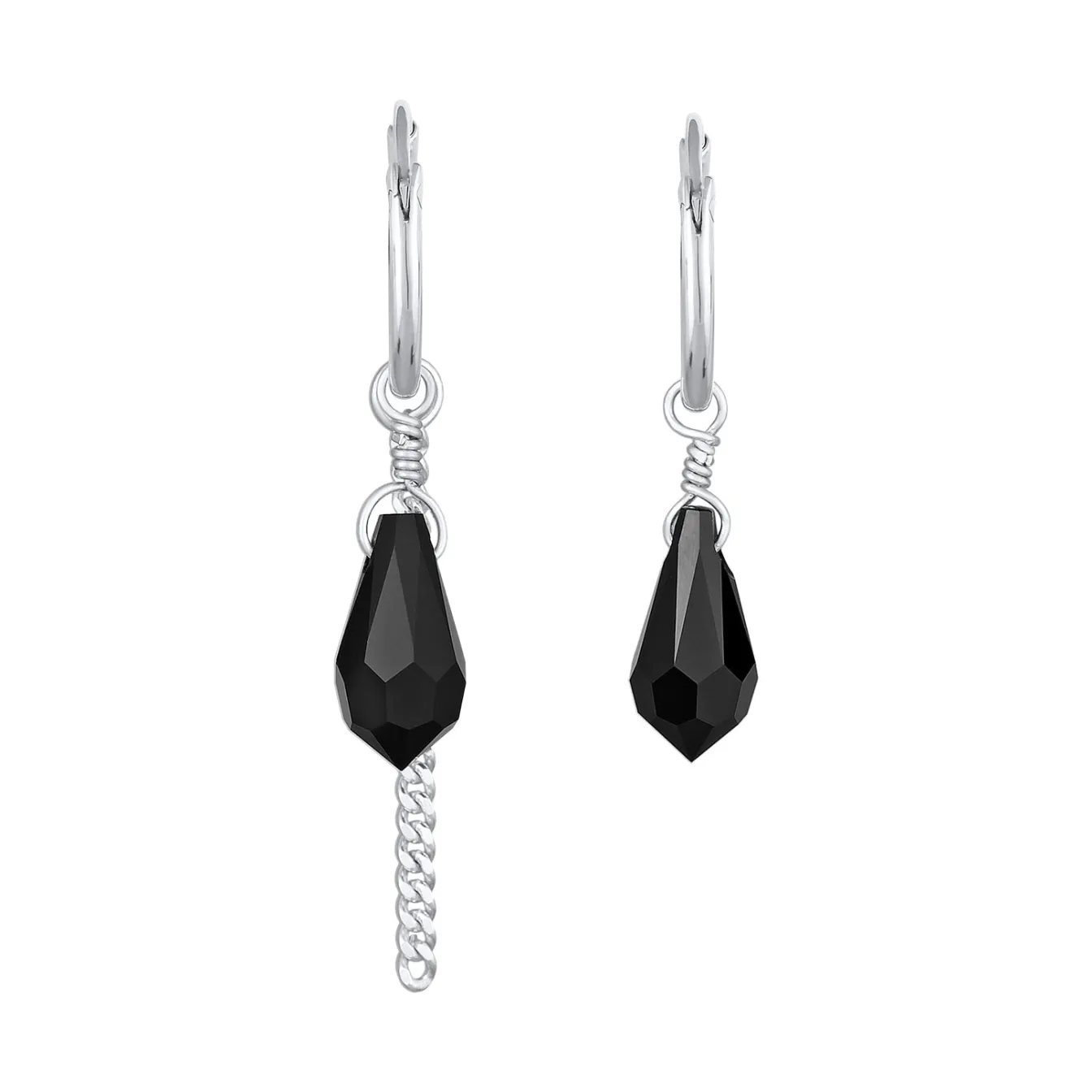 Elli "Creolen Tropfen Anhänger Kette< Symbol-schmuck|Ohrringe
