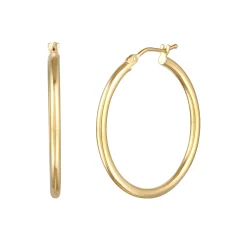 Elli "Creolen Twisted Filigran< Ohrringe|Echtgold