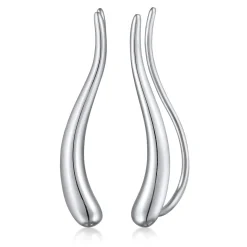 Elli "Earclimber Welle< Vergoldet|Ohrringe
