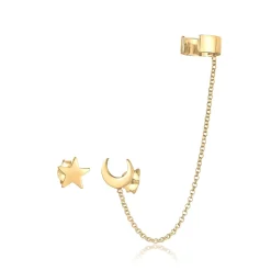 Elli "Earcuff Astro< Symbol-schmuck|Ohrringe