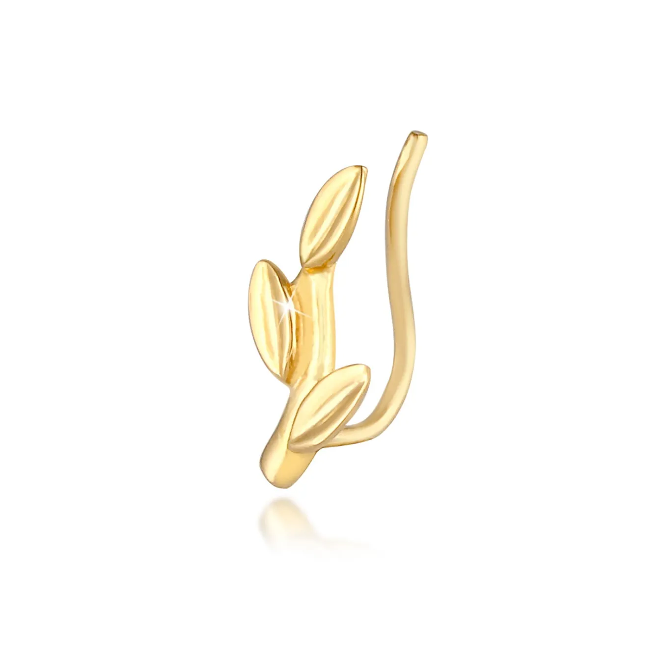 Elli "Earcuff Blatt Single< Symbol-schmuck|Ohrringe