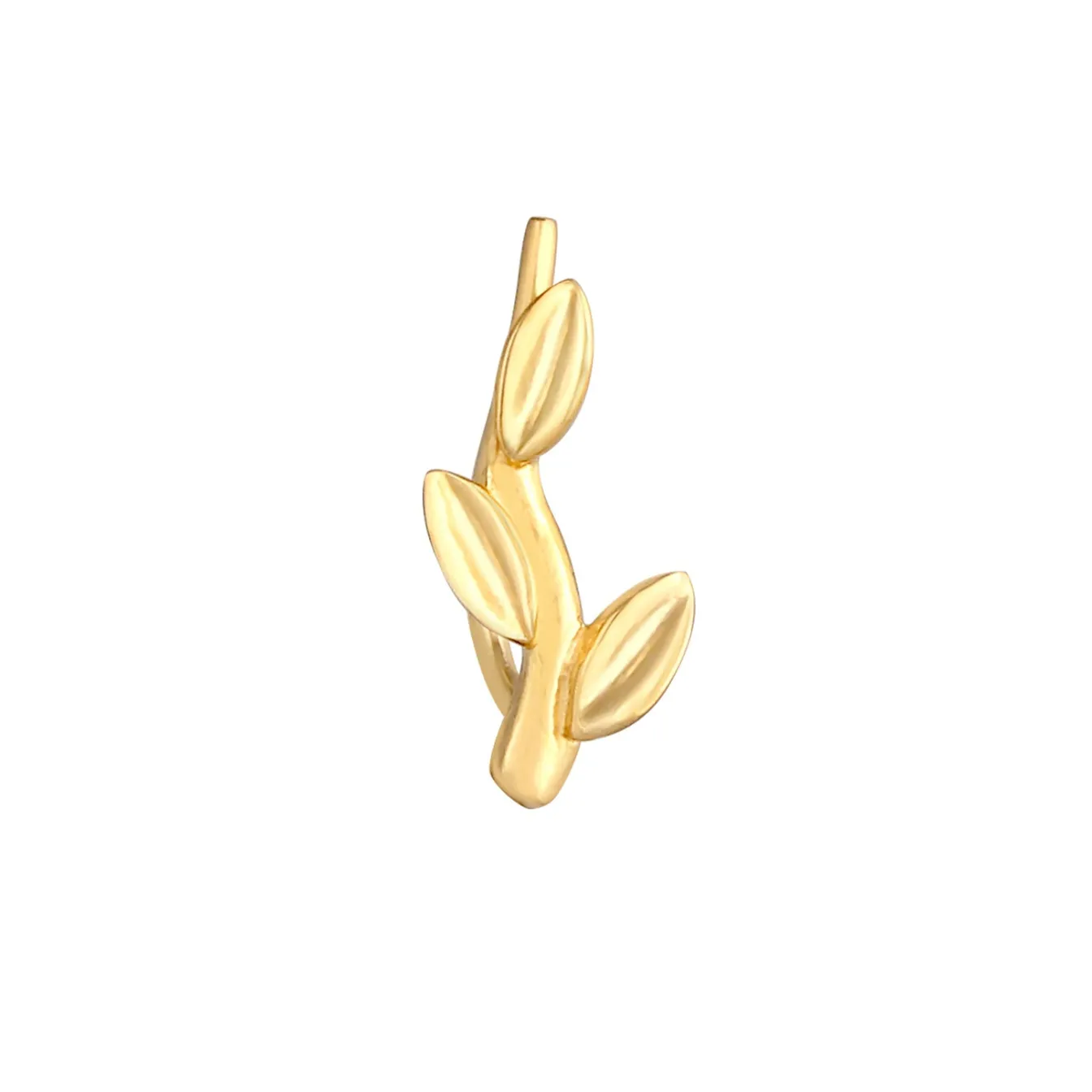 Elli "Earcuff Blatt Single< Symbol-schmuck|Ohrringe