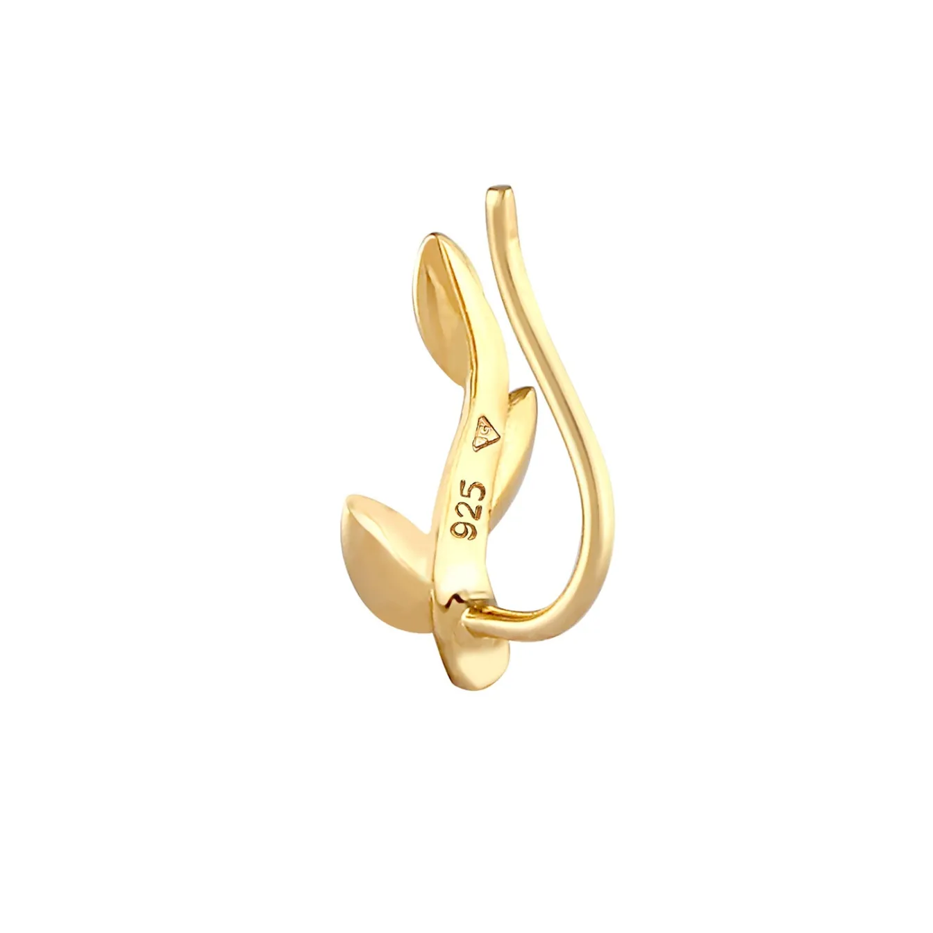 Elli "Earcuff Blatt Single< Symbol-schmuck|Ohrringe