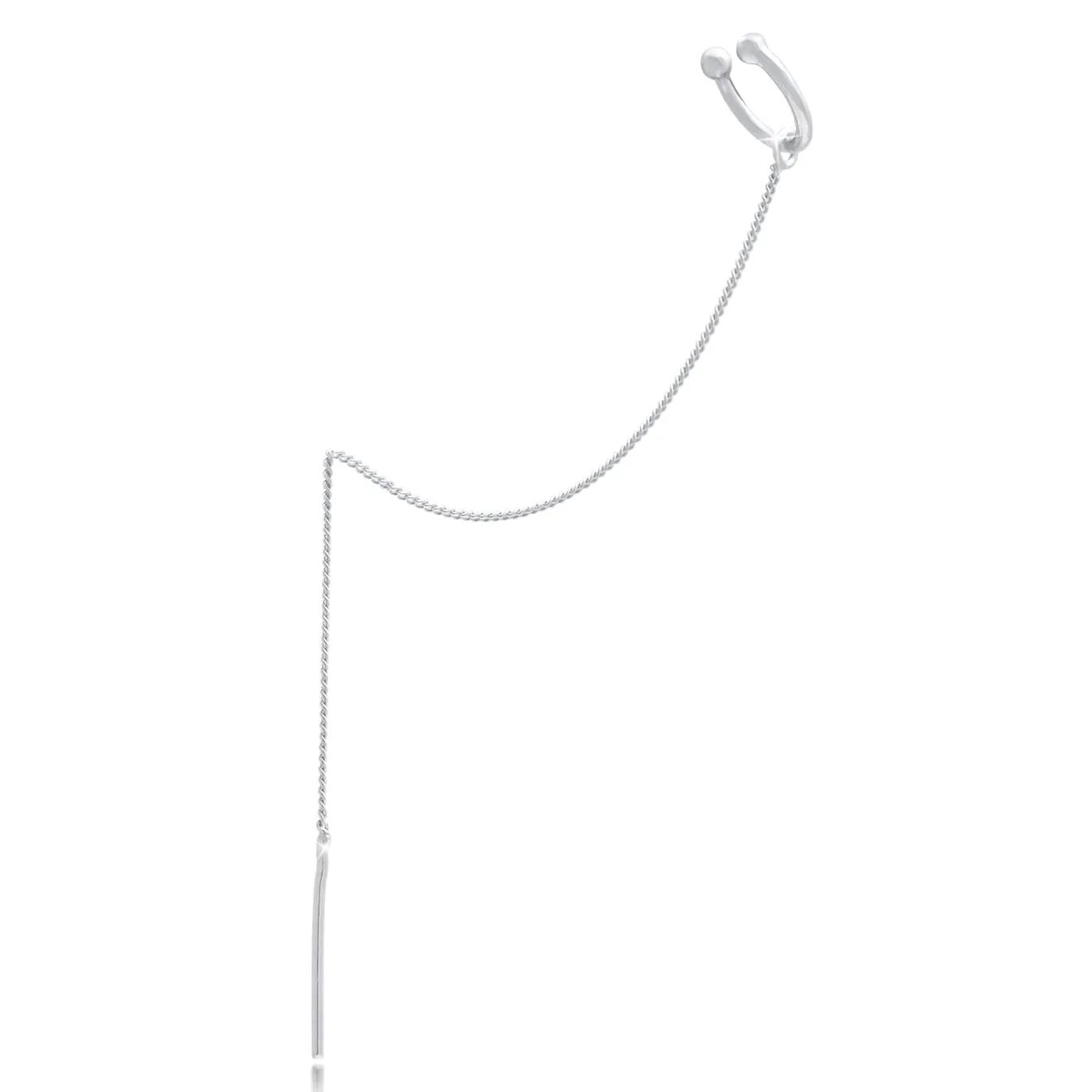 Elli "Earcuff Ear Chain< Ohrringe|Vergoldet