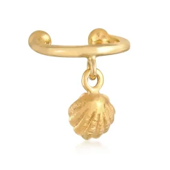 Elli "Earcuff Muschel< Ohrringe|Silber