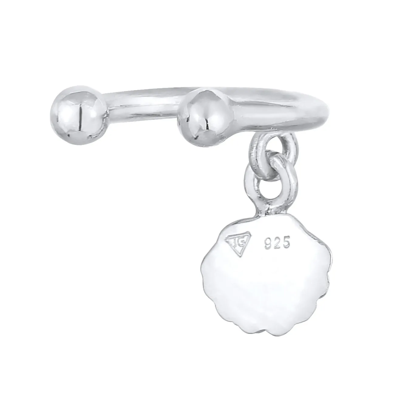 Elli "Earcuff Muschel< Ohrringe|Silber