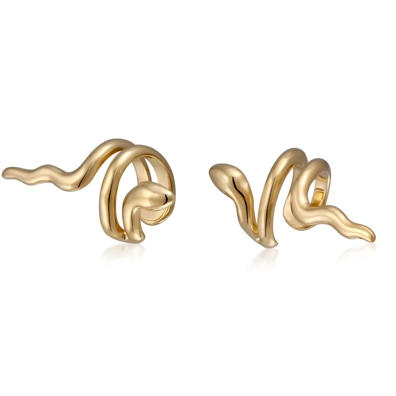 Elli "Earcuff Schlange< Vergoldet|Ohrringe